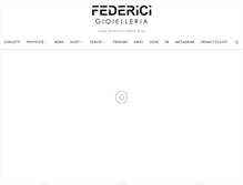 Tablet Screenshot of federicigioielleria.com